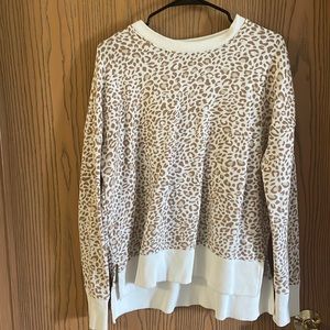Leopard print sweatshirt, size L
